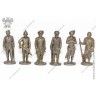 Британская Индия на пороге 1900 г., 6 шт., 40 мм, латунь (разные оттенки)