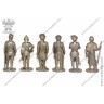 Британская Индия на пороге 1900 г., 6 шт., 40 мм, латунь (разные оттенки)