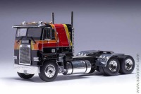 седельный тягач №215 Freightliner FLA 1993 черный с красным (iXO 1:43)