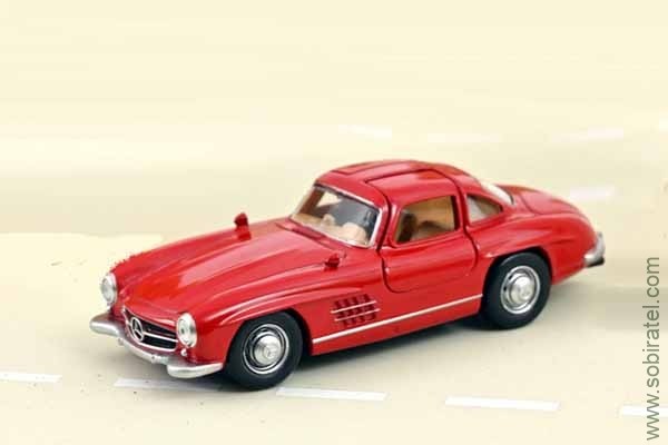 Mercedes Benz 300SL (W198) 1954 красный (Norev 1/43)
