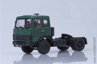 МАЗ-5432 седельный тягач, ранняя кабина, зелёный (АИСТ 1:43)
