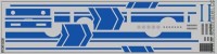 DKP0228 Набор декалей Полосы для 5256.00, вариант 9 (70x290 мм)