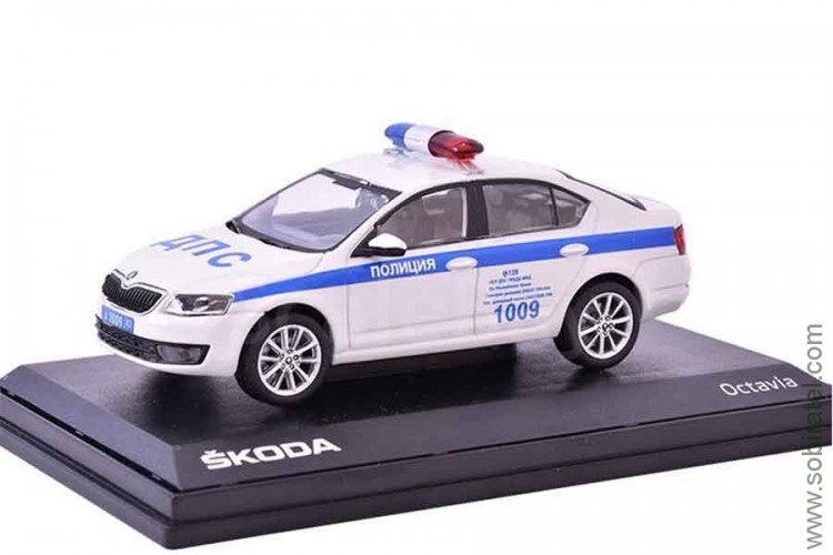 Škoda Octavia III (2012) Российская полиция ДПС Крыма (Abrex 1:43)
