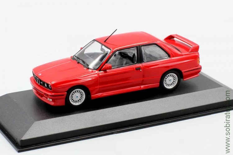 BMW M30 (E30) 1987, red (Maxichamps 1:43)