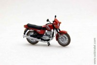мотоцикл JAWA ЯВА 350-639 красный (Моделстрой 1:43)