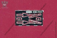 EM-363 фототравление. Набор 3D дворники для 4320 \ 375 никель.