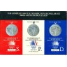 1 доллар 1983 США, Олимпиада в Лос-Анджелес, комплект 3 монеты