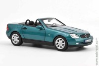 1/18 Mercedes-Benz SLK (R170) convertible 1996 кабриолет зелёный (Norev)