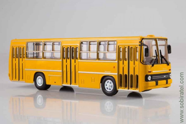 автобус Икарус Ikarus 260 жёлтый (СовА 1:43)