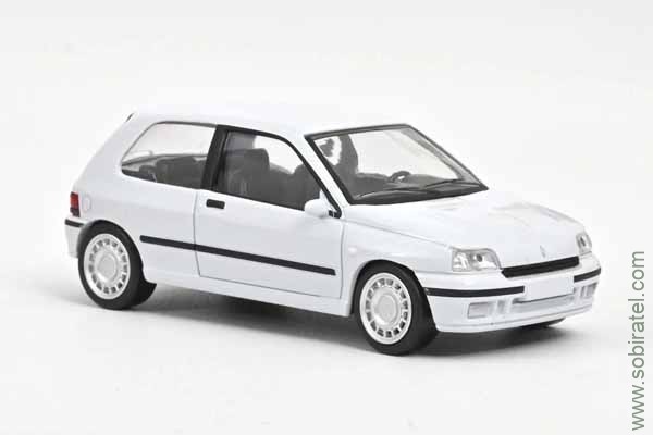 Renault Clio 16S 1991 белый (Norev 1/43)