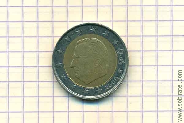 2 евро 2000 Бельгия