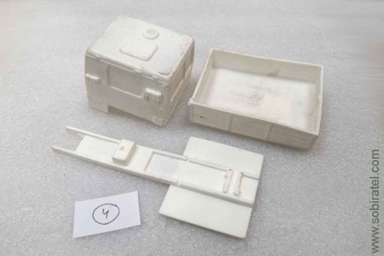 кузов с кунгом для грузовиков (КИТ DC 1:43)