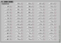 DKM0490 Набор декалей Номерные знаки России - регион 62 - Рязанская область (100x70 мм)