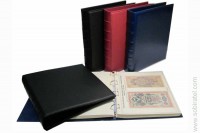 Коллекционный альбом для бон периода белой власти 1918 - 1919 гг. с изображением банкнот и холдерами под них, формата Grand (Элит, 44 стр.)