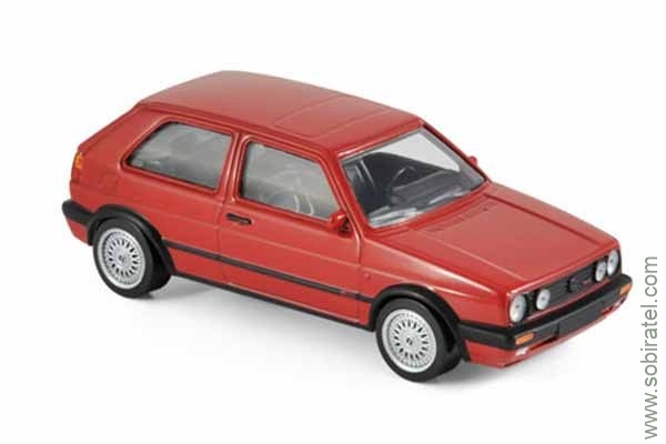 VW Golf II GTI G60 1990 красный (Norev 1/43)