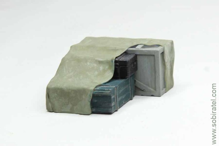 масштабная модель Груз универсальный в кузов, тип 1 (Моделстрой 1:43)