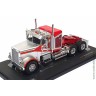 седельный тягач №200 Freightliner FLC 120 64 T со спальником 1977 серебристый с красным (iXO 1:43)