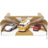 Набор 3 модели: Porsche 911 Targa Spider 1969, FIAT 500 1965, Volkswagen T2b кемпер 1962