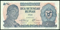 Индонезия 1968, 2 1/2 рупий