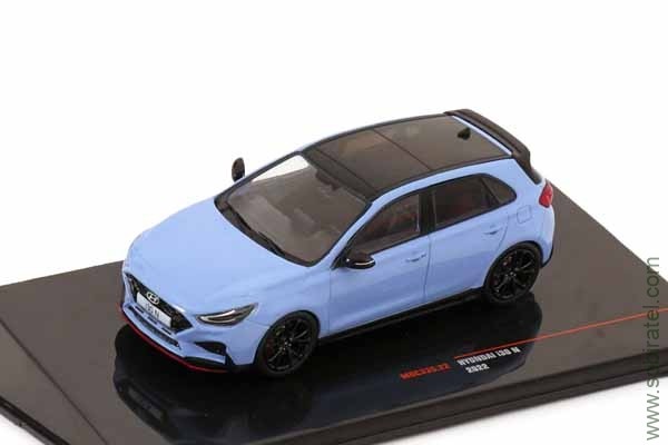 Hyundai i30 N 2022 light blue (iXO 1:43)