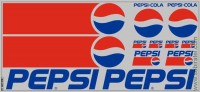DKP0172 Набор декалей для полуприцепа 93341 Pepsi, вариант 6 (140x290 мм)