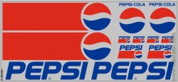 DKP0172 Набор декалей для полуприцепа 93341 Pepsi, вариант 6 (140x320 мм)