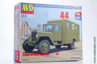 сборная модель Сталинский 44 санитарный фургон (AVD 1:43)