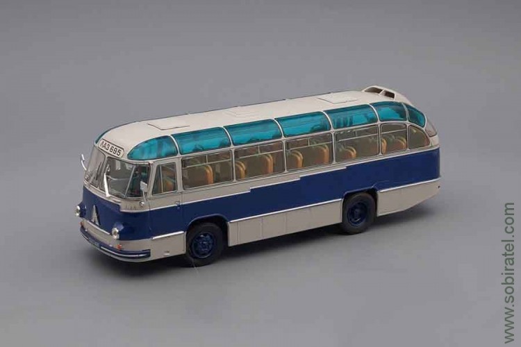 автобус ЛАЗ-695Б городской Ультрамарин 1956г., синий / серый (Ultra 1:43)