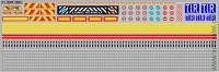 DKM1286 Набор декалей Полосы, таблички и знаки для даработка полуприцепов (200x70 мм)