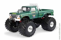 Ford F-250 Monster Truck Thumper Bigfoot 1975 зелёный, колеса 66 дюймов (GreenLight 1:43)