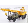 автокран КС-1562Б (53) зеленый / жёлтый (АИСТ 1:43)