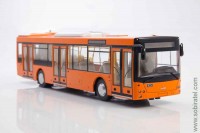 автобус МАЗ-203 городской оранжевый (АИСТ 1:43)