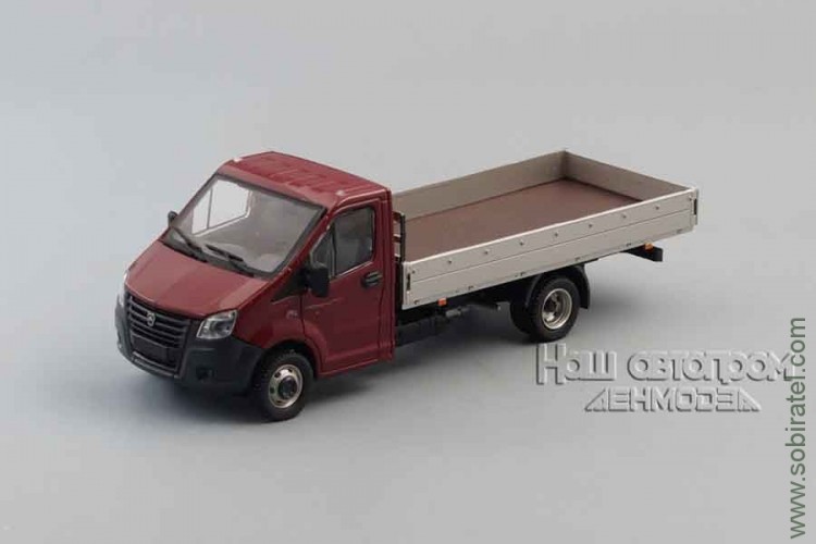 Г-ль A21R33 бортовой, бордовый (НАП 1:43)