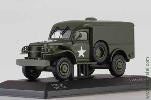 Dodge WC54 4х4 US Army 1942 olive (WB 1:43)