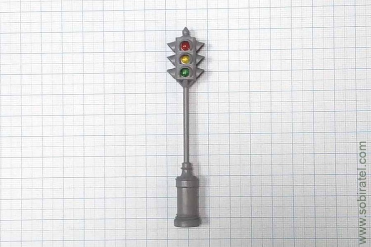 масштабная модель Светофор 50-60-ых годов (Моделстрой 1:43)