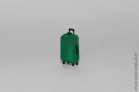 масштабная модель Чемодан на колесах №1 зеленый (Opus 1:43)