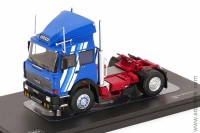 седельный тягач №196 Iveco Fiat 190-38 Turbostar Special 1984 синий (iXO 1:43)