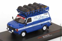 Ford Transit MK II техничка Billy Coleman Ford Rally Team с багажником и колесами на крыше 1975 (iXO 1:43)