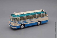 автобус ЛАЗ-695Б туристический Комета 1958г., белый / голубой, 1:43 Ultra