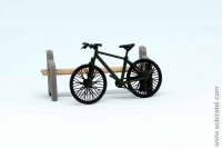 масштабная модель Велосипед без крыльев зеленый (1:43 Моделстрой)