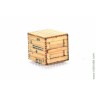 Ящик деревянный №2 малый закрытый, масштабная модель 1:43