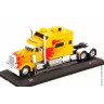 седельный тягач №193 Peterbilt 379 Custom 2002 желтый (iXO 1:43)