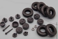 XRM040 Поворотный мост, болтовые диски и резина ОИ-25 для 375 -ого, полный комплект