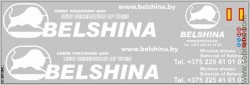 DKP0241 Набор декалей BELSHINA для МАЗ-93971 (100x290 мм)