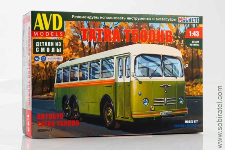 Сборная модель Автобус Tatra T500HB (AVD 1:43)