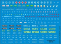 Декаль для выпуска Наши поезда №18 2ТЭ116-1054, 1/87