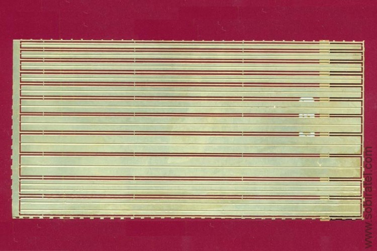 EM-304 фототравление. Набор уголки 0,8 - 2 мм (длина пластины 13,5 см).