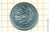 25 центов 2000 Канада. Серия Миллениум - Изобретательность