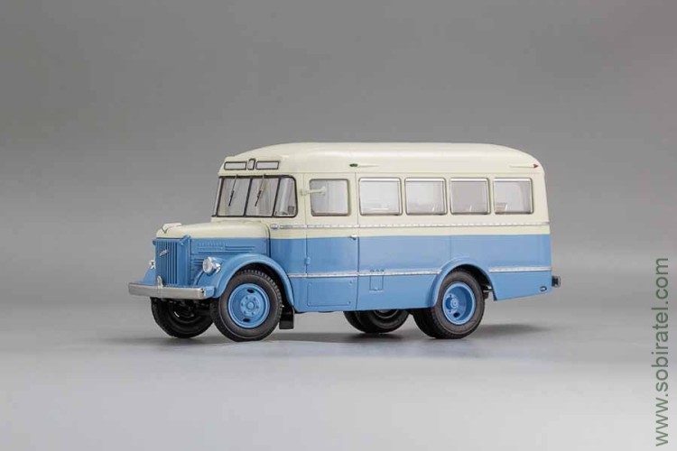 автобус ГЗА-651 Выставка ЦПКиО им. Горького. Москва, 1951 г. (DiP 1:43)