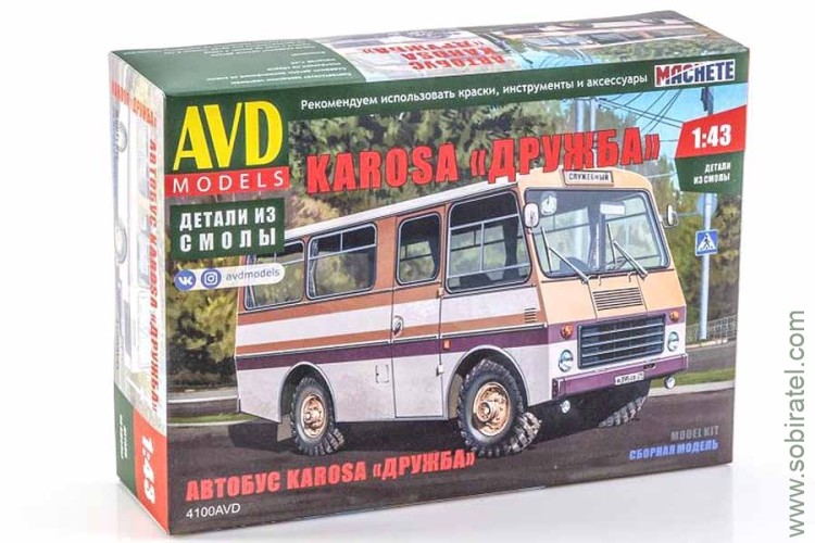 сборная модель Автобус Karosa Дружба (AVD 1:43)